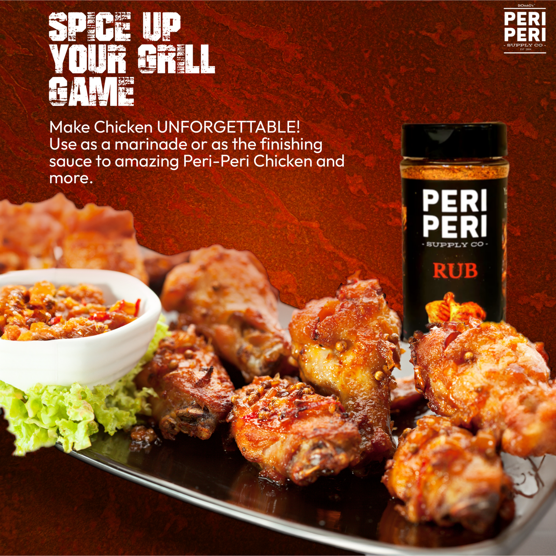 Spice Up your Grill Game with Peri Peri Salt Rub by DiChickO's