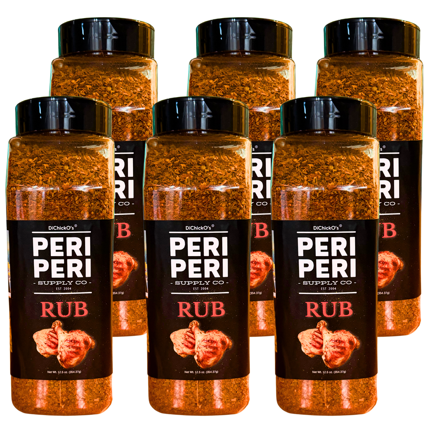 Premium All-Purpose Peri Peri Seasoning – 25 oz Case of 6 | Foodservice