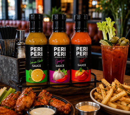 Peri Peri Table Bottles – 12 oz Case of 6 | Foodservice